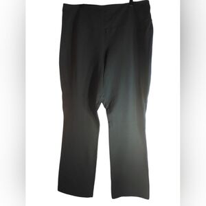 Women With Control Black Womens Tretchy Pull On Pants Size XLT Lagonlook Office